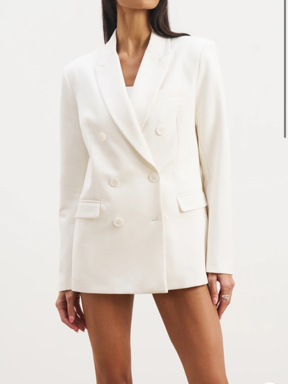 Because of Alice Double Breasted Blazer